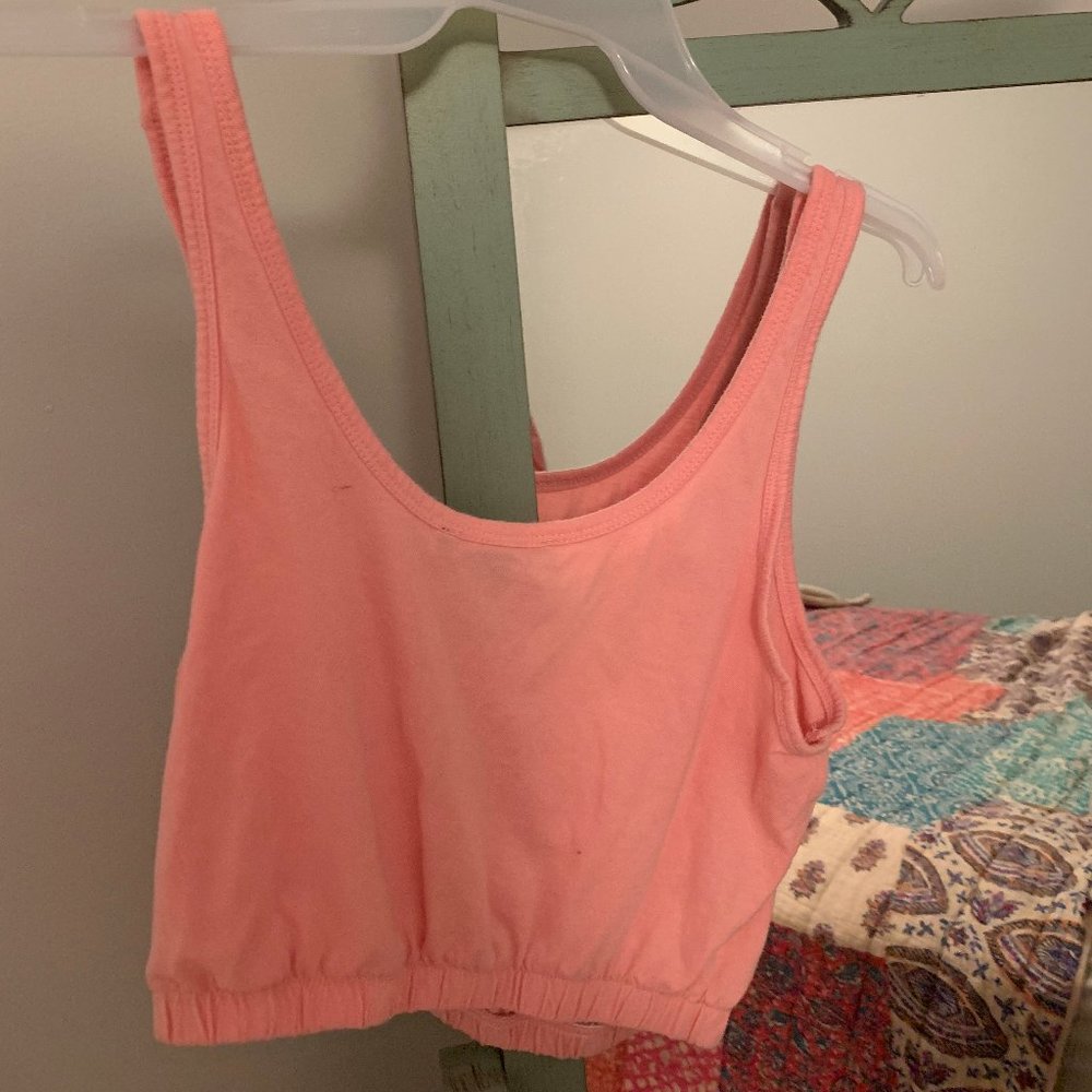 Pink crop top